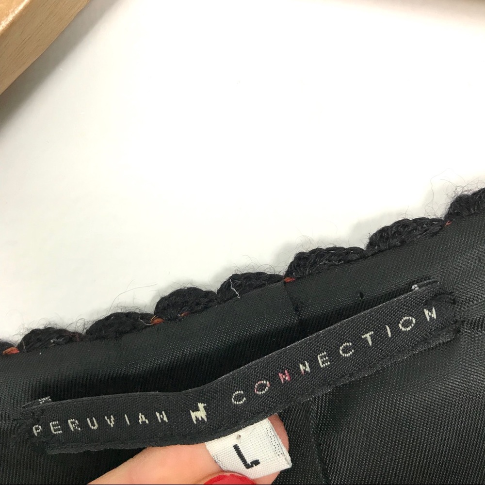 Peruvian Connection Floral Print Blazer Alpaca A7 - Picture 4 of 8